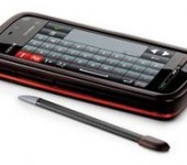 NOKIA 5800 red - keyboard